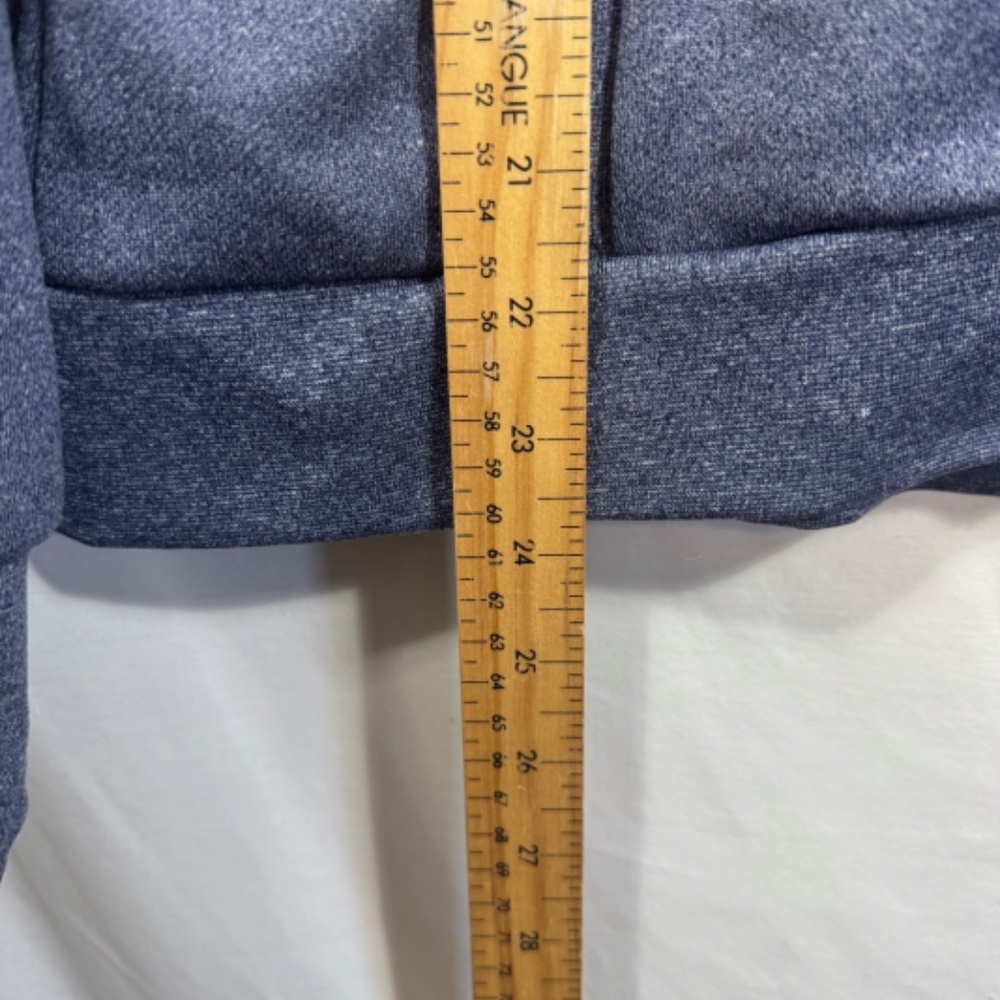 New Era Track Jacket Womens Size Small Grey Heathered Full Zip Performace Pocket - Picture 7 of 9